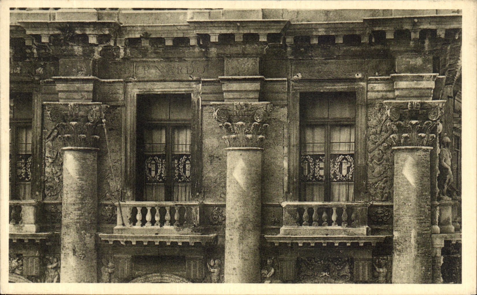 Vicence — Piazza dei Signori — façade de la Loggia del Capitanio (Palladio 1571) — Éd. L. Chiovato, N.º 65