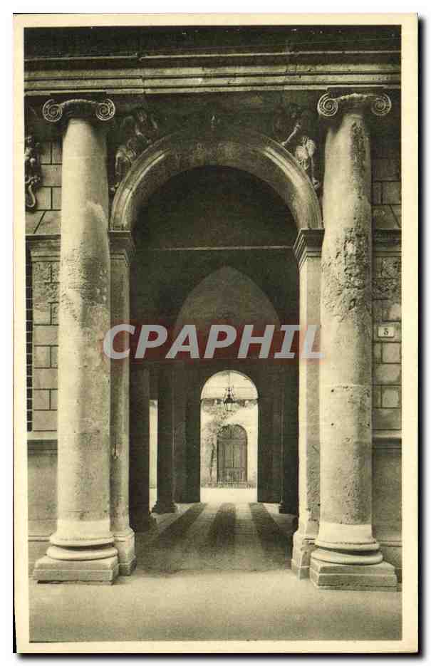 CPA Vicenza Contra Porti Portale Palazzo Porto Barbaran 