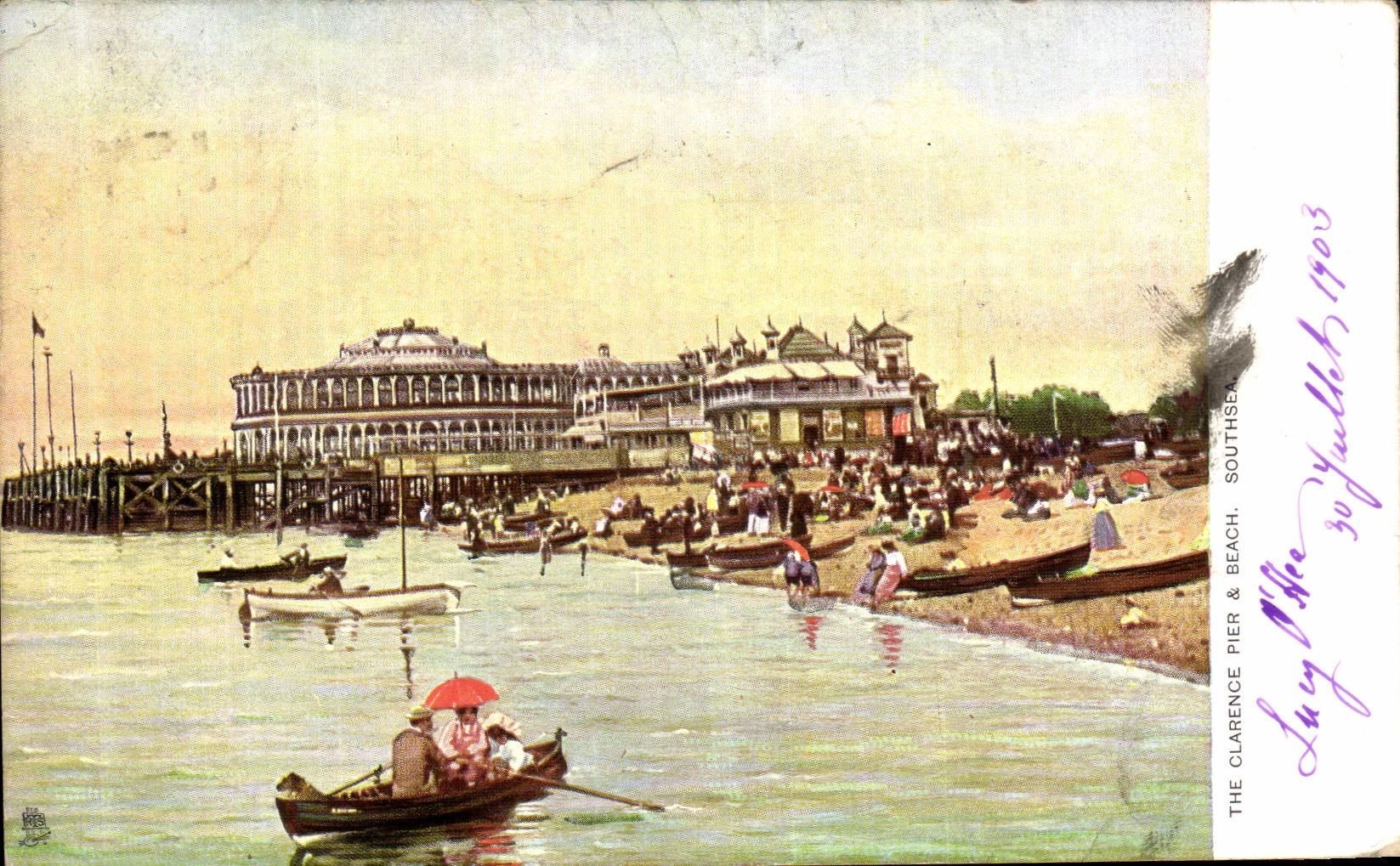 CPA The Clarence Pier Beach Southsea