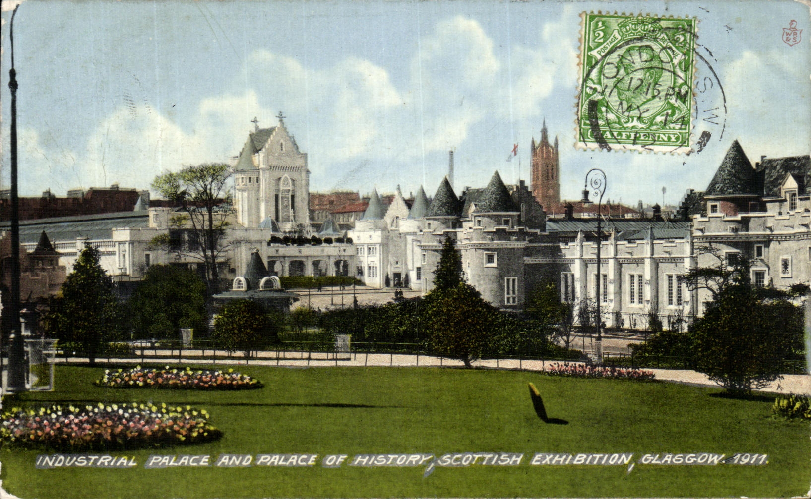 CPA Industrial palace and palace of history Scottish exhibition Glasgow 1911