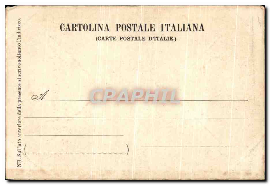 CPA Firenze Beato Angelico La Nascila di Gesu Cristo Museo S Marco Firenze — Rückseite