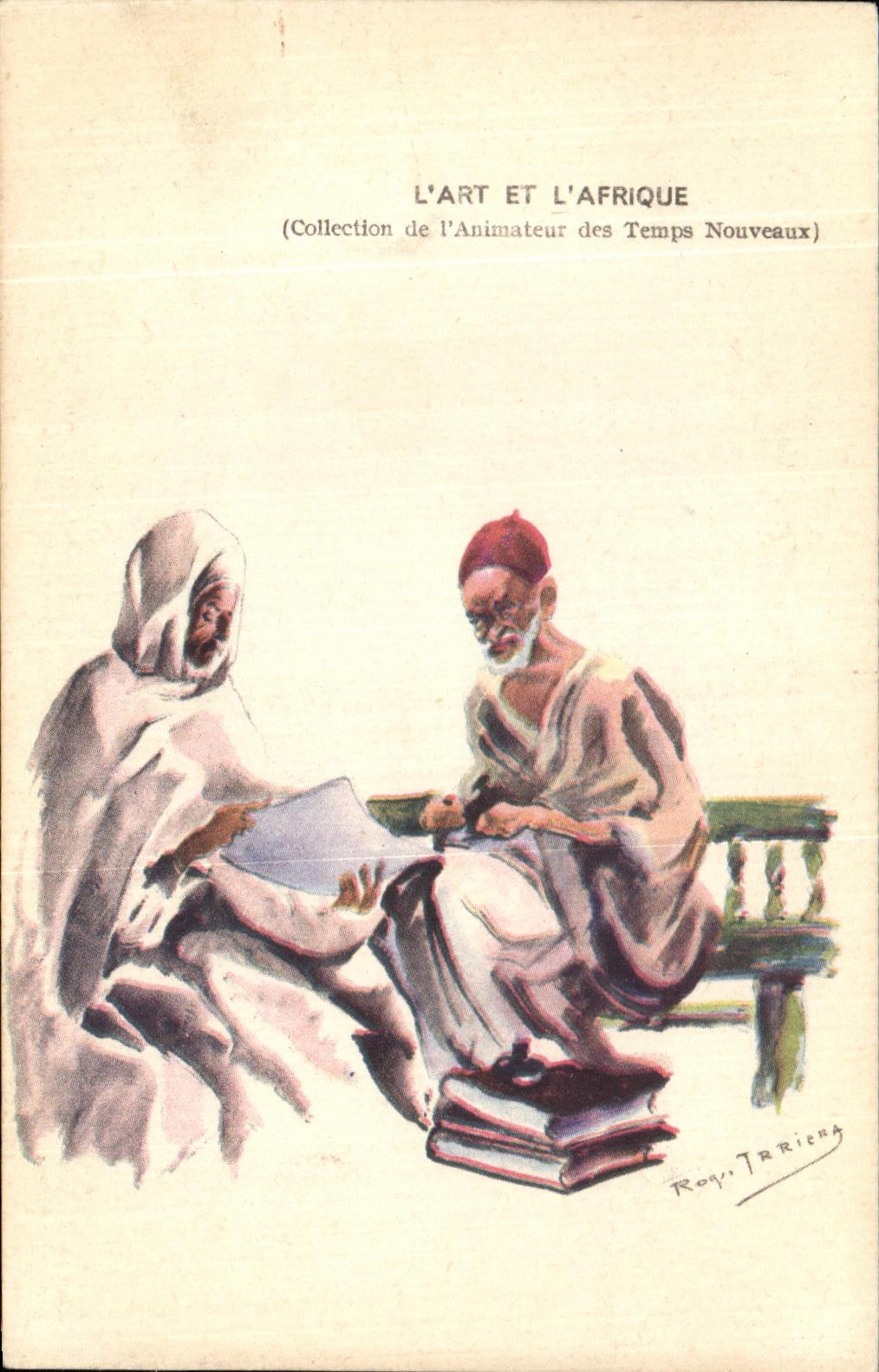 CPA L Art Et l Afrique l ecrivain piblic algerien 