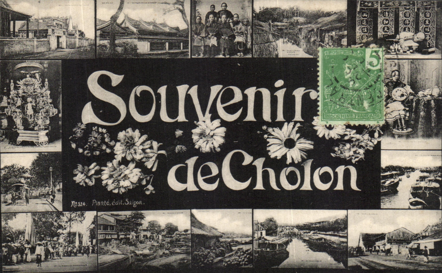 CPA Souvenir de De Cholon Indochine Vietnam