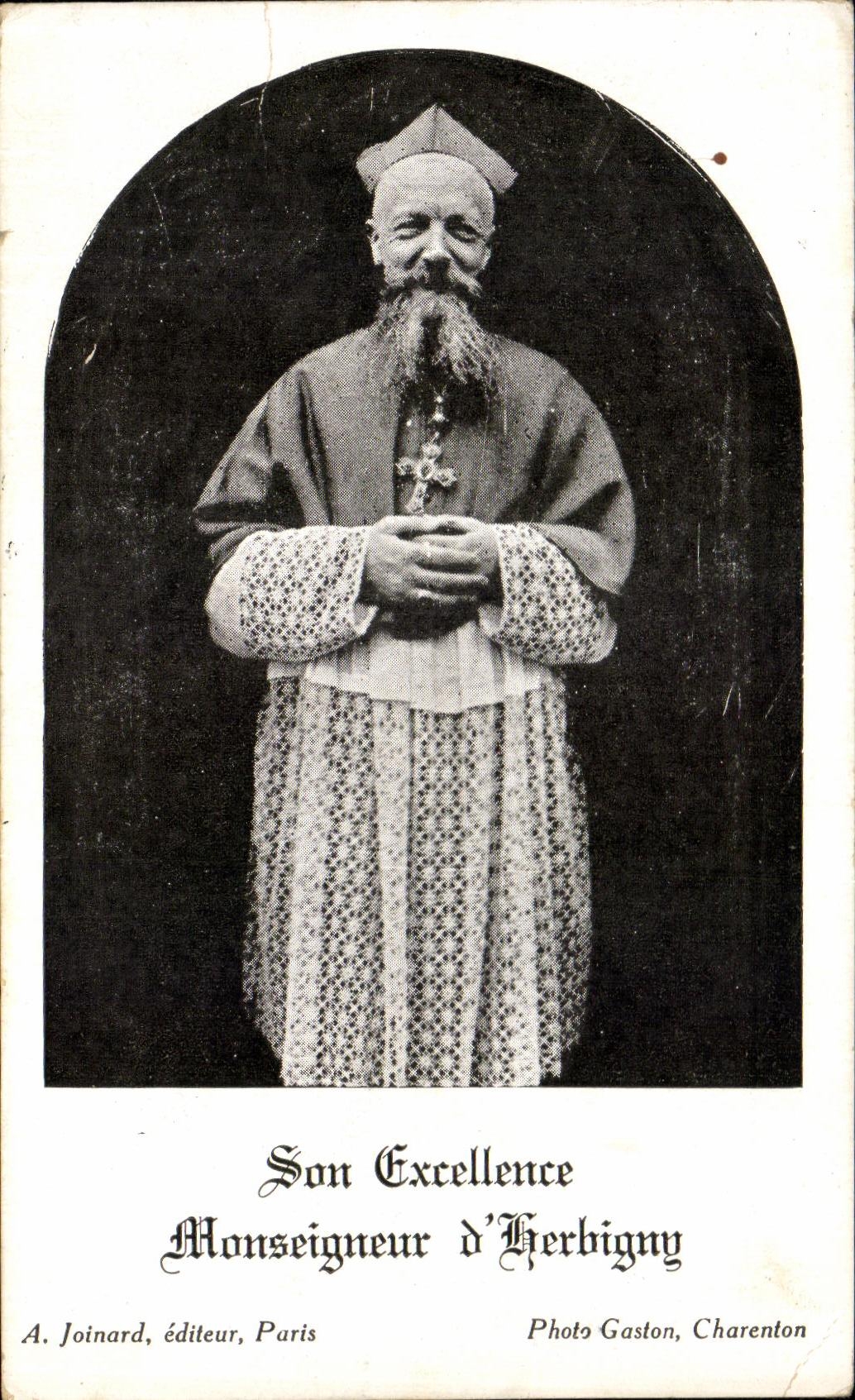 CPA Son Excellence Monseigneur d Herbigny Paris