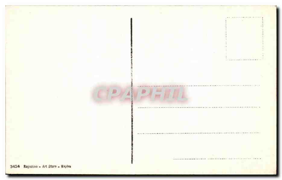 CPA Napoli Vesuvio Ultima Eruzione Volcan — Rückseite
