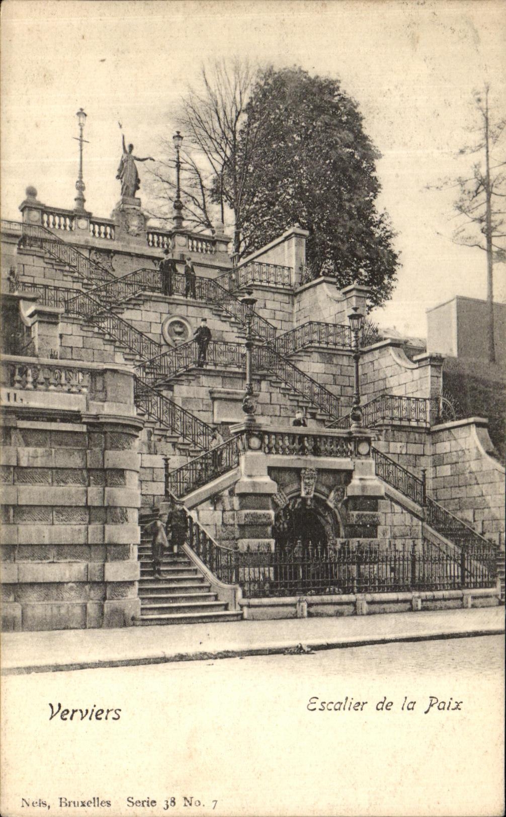 Verviers — Escalier de la Paix — Nels, Bruxelles, Série 38 No. 7