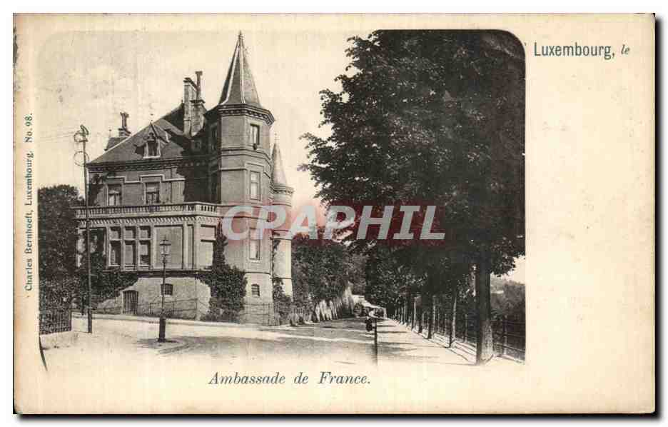 CPA Luxembourg Ambassade de France 
