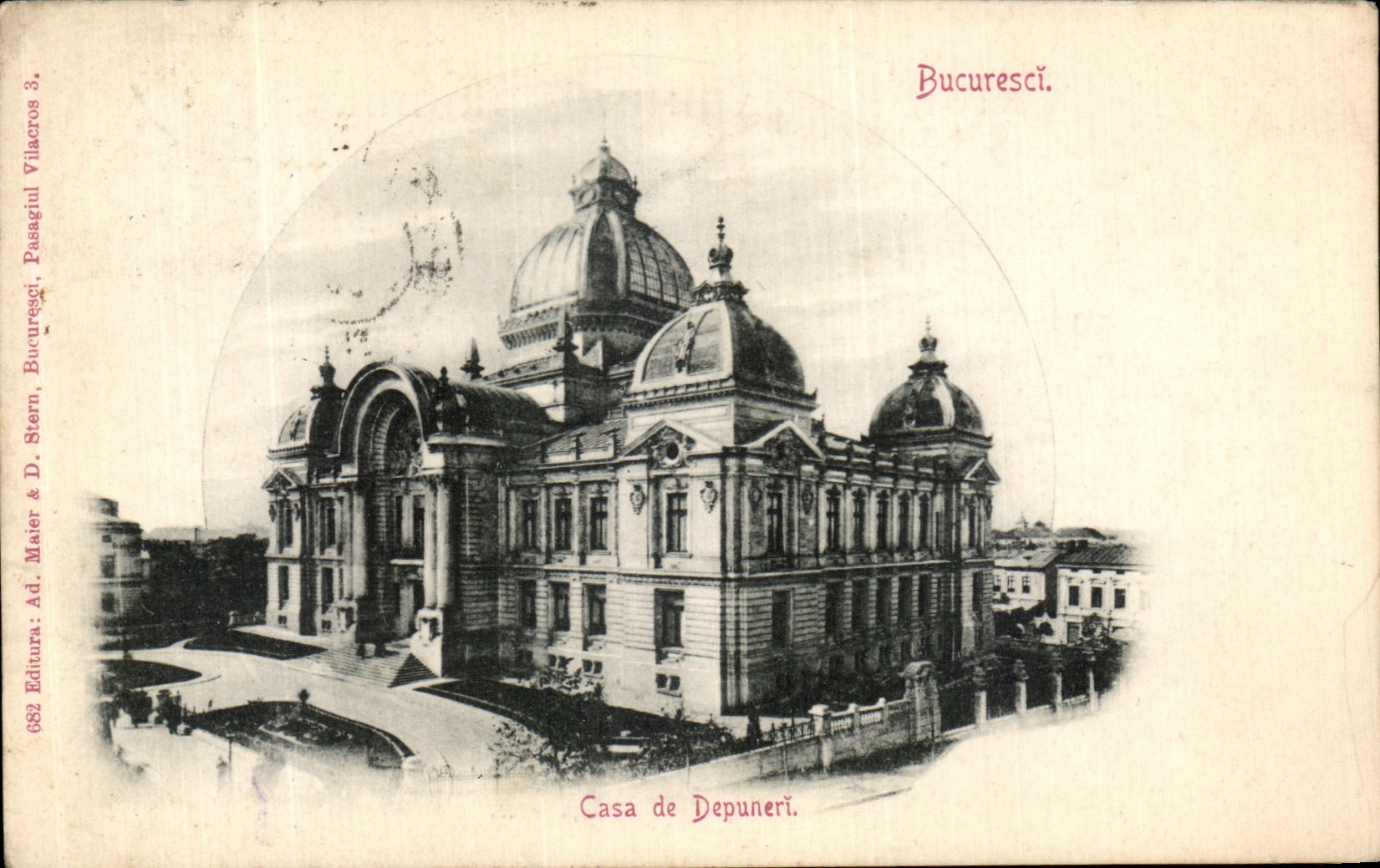 CPA Bucuresi Casa de Depuneri Roumanie