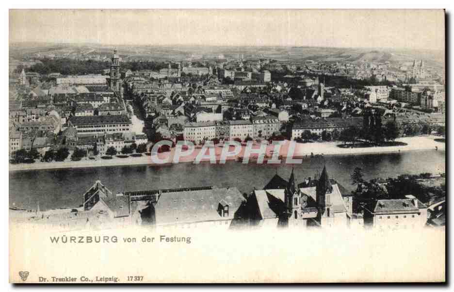 CPA Wurzburg Von der Festung 