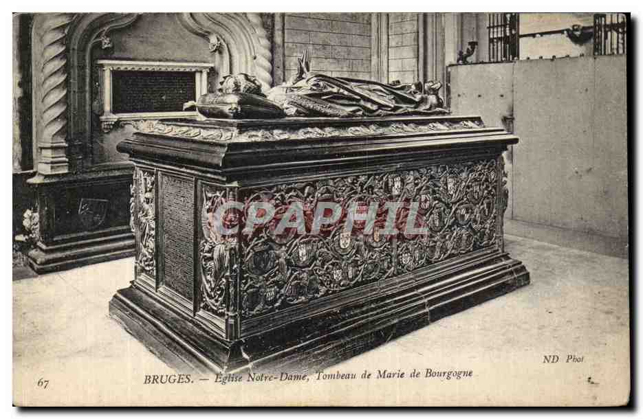 CPA Bruges Eglise Notre Dame Tombeau de Marie de Bourgogne 