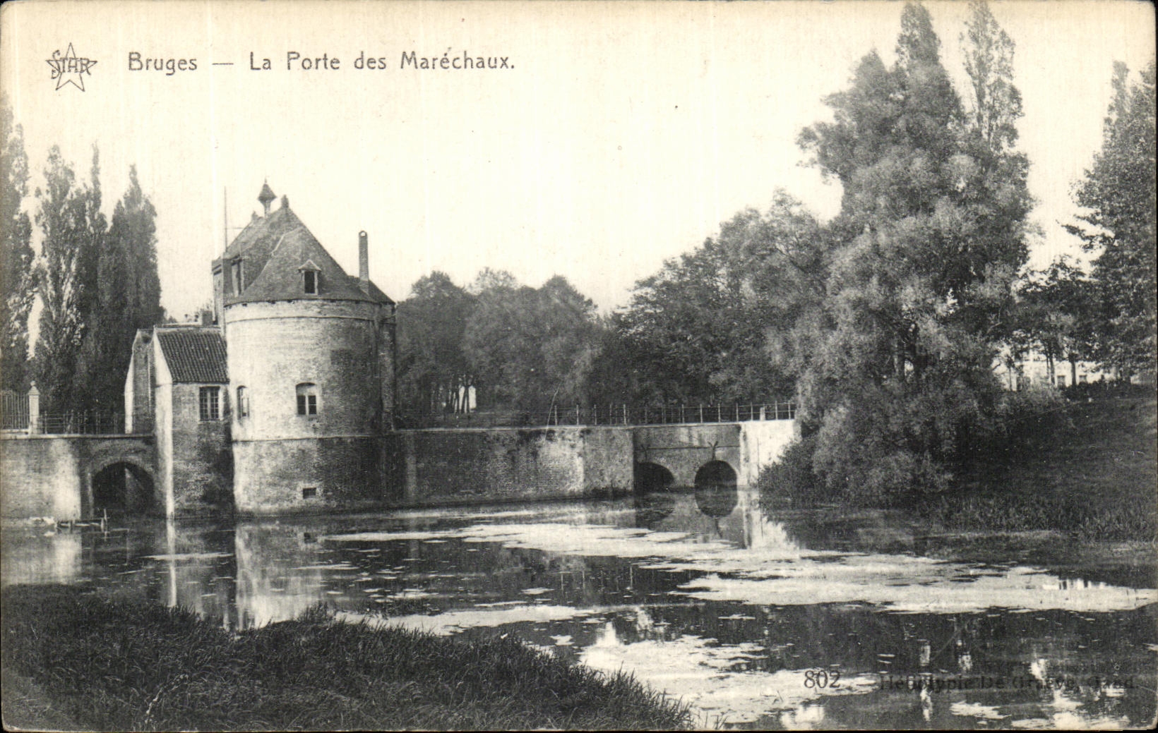 CPA Bruges La Porte des Marechaux 