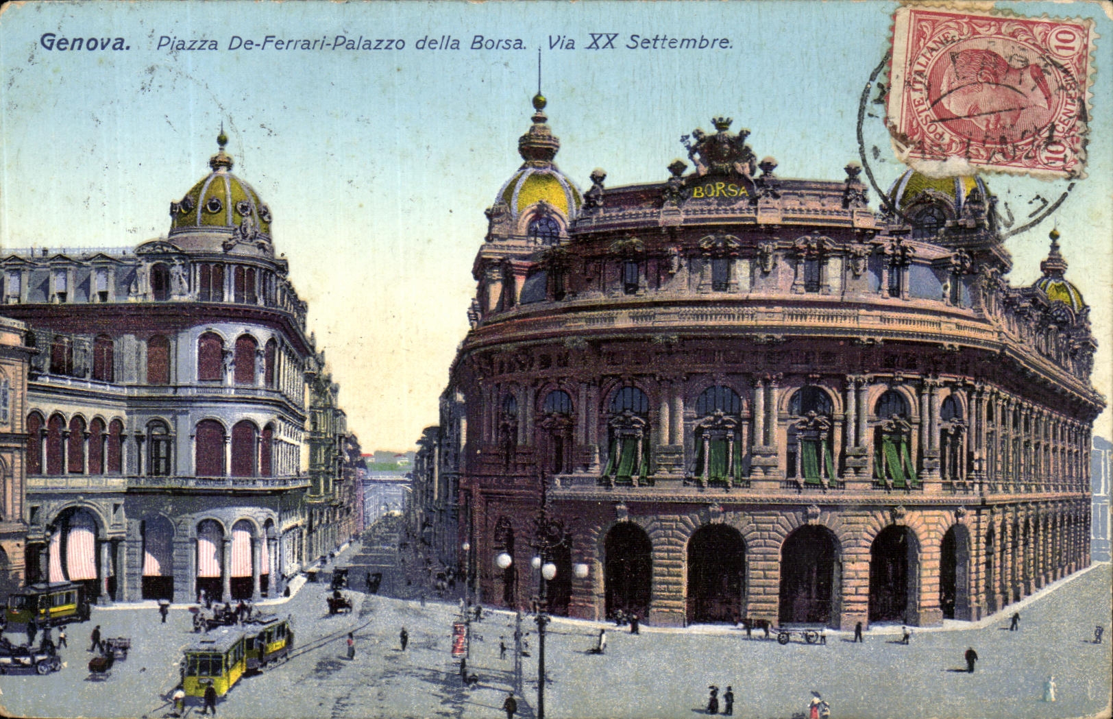CPA Genova Piazza de Ferrari Palazzo della Borsa 