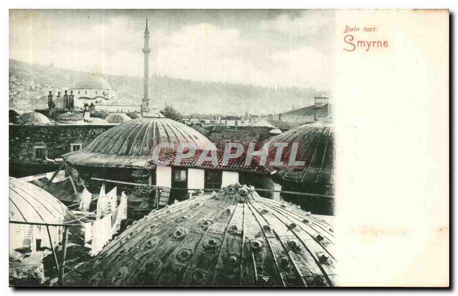 CPA Smyrne Bain turc Turquie