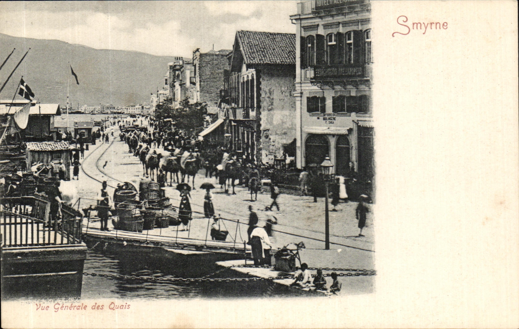 CPA Smyrne Vue generale des quais Turquie