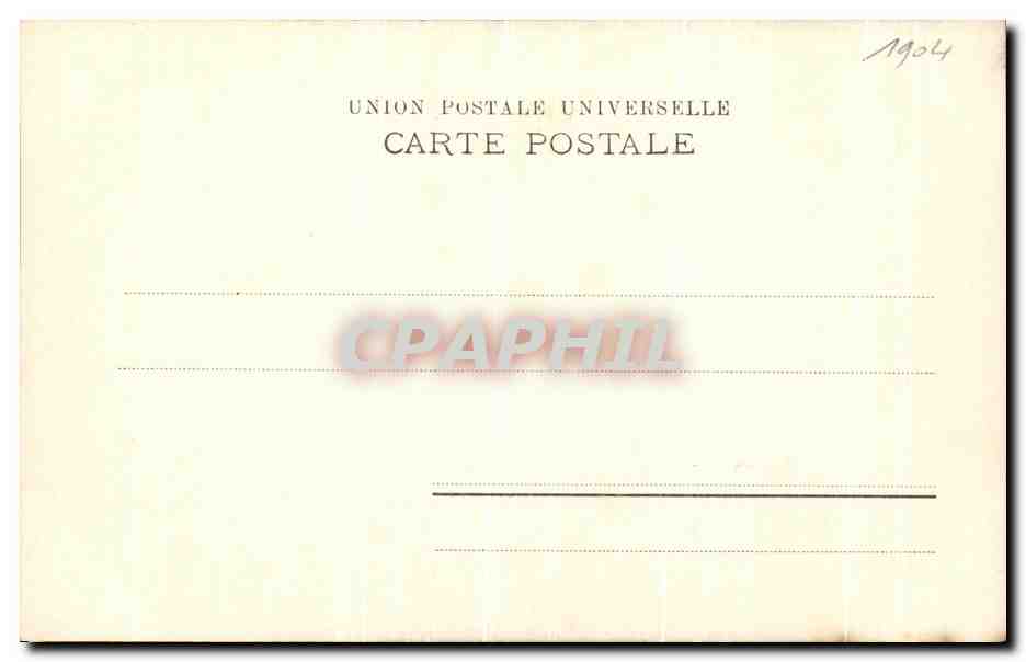 CPA Smyrne Rue Franque Turquie — Verso
