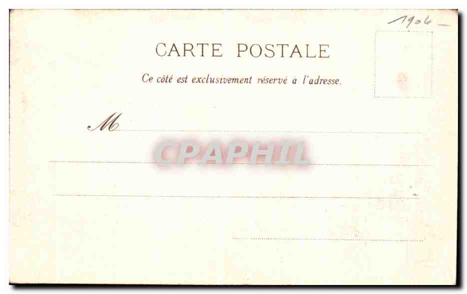 CPA Palais Imperial a Ismidt Turquie — Verso