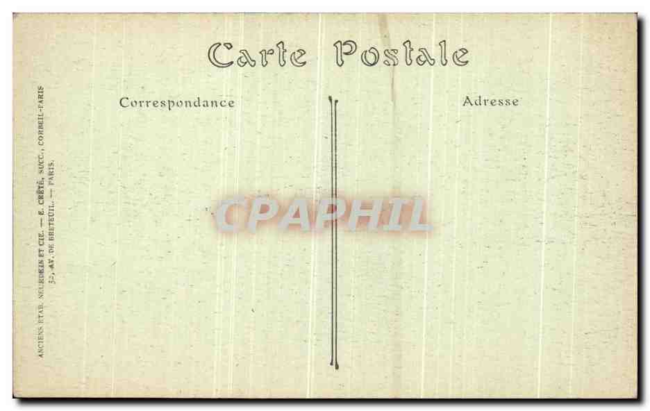 Constantine — Palast von Hudj Ahmed, Ministerhof — Ancien-Réal, Nélerker et Cie, Paris — Rückseite