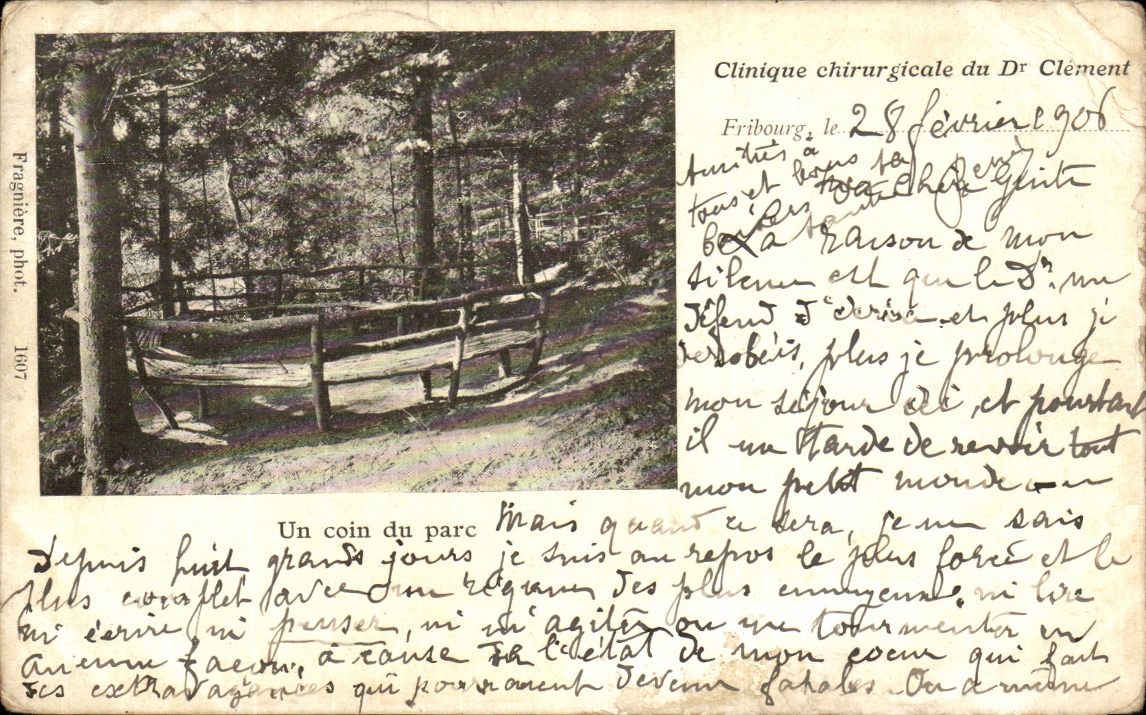 CPA Fribourg Clinique Chrirurgicale du Dr Clement 
