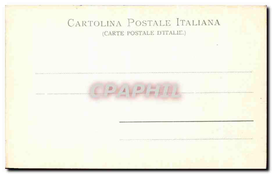 CPA Milano Pinacoteca Sassoferrato La Vergine col Figlio — Verso