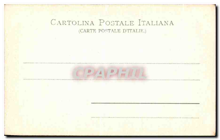 CPA Milano Paris Bordone Pinacoteca Soggeto allegorico — Rückseite