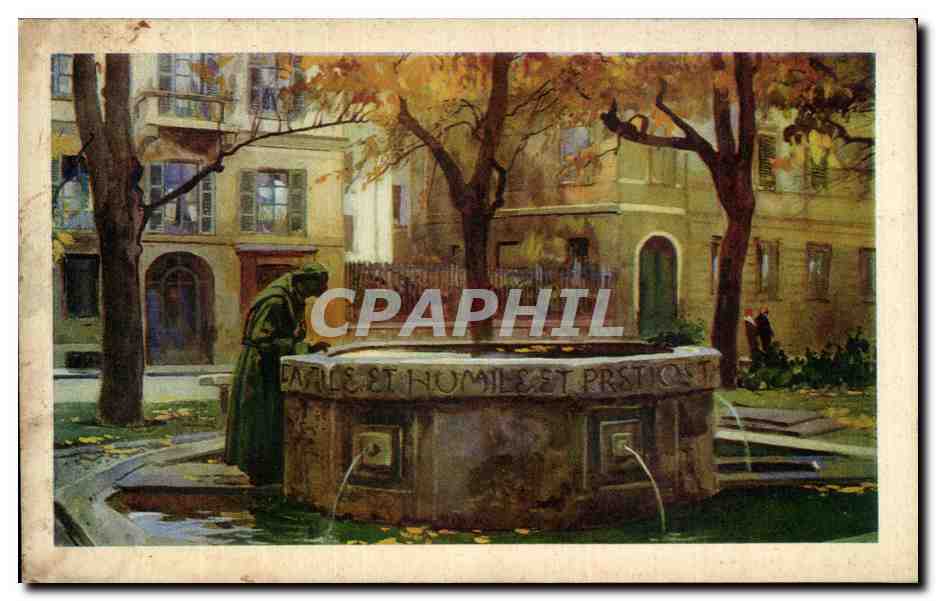CPA Milano Fontana di S Francesco 