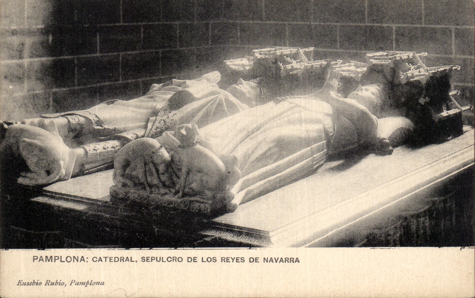 Pamplona : Cathédrale, sépulcre des rois de Navarre — Eusebio Rubio, Pamplona
