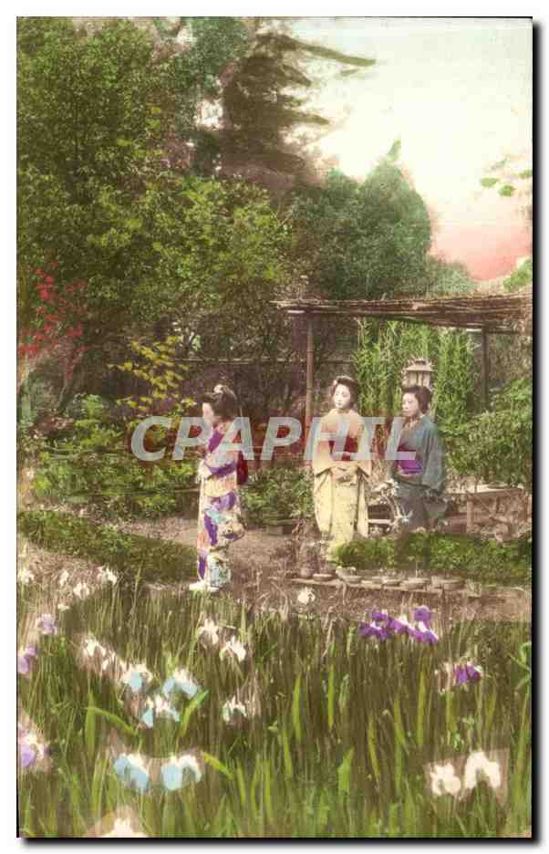 CPA Japon Noagata Mission Catholique Jeunes femmes