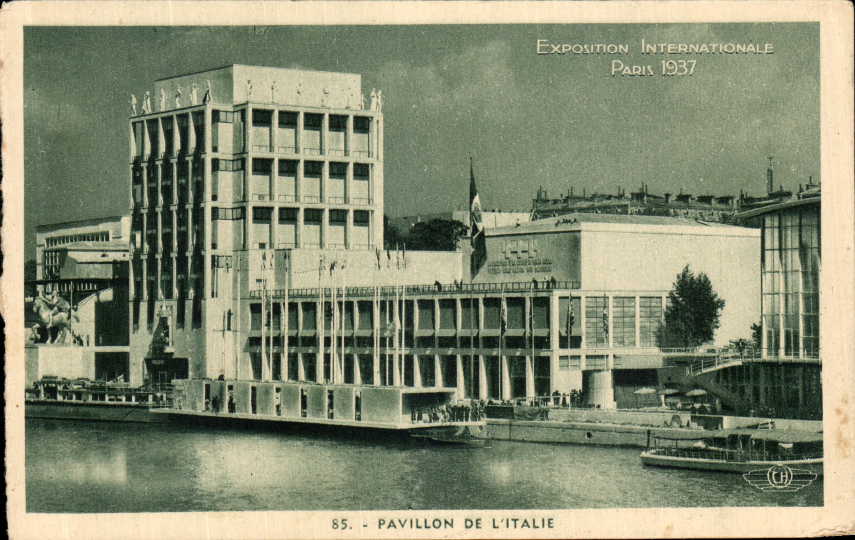 Pavillon de l'Italie — Exposition Internationale Paris 1937 — H. CHIPAULT, Boulogne-sur-Seine