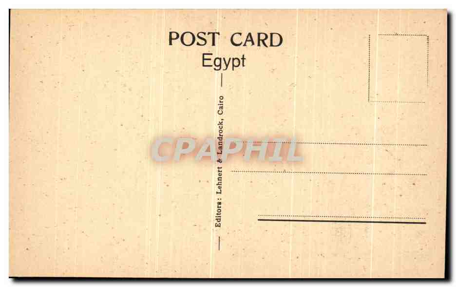 Assouan: The submerged Holy Island of Philae — Éditeur Lehner & Landrock, Cairo — Back