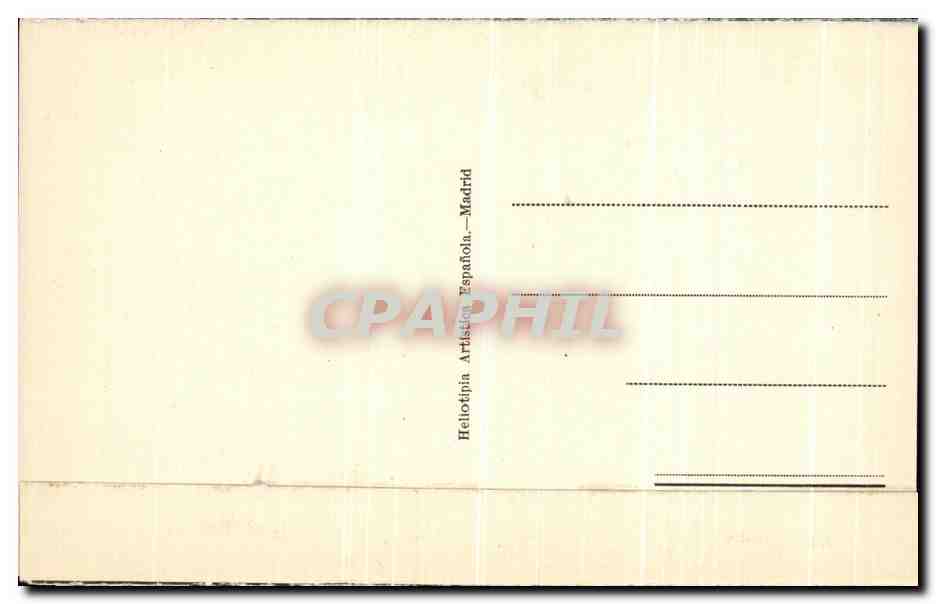 CPA Avila Catedral Puerta de las Dace Apostales — Rückseite