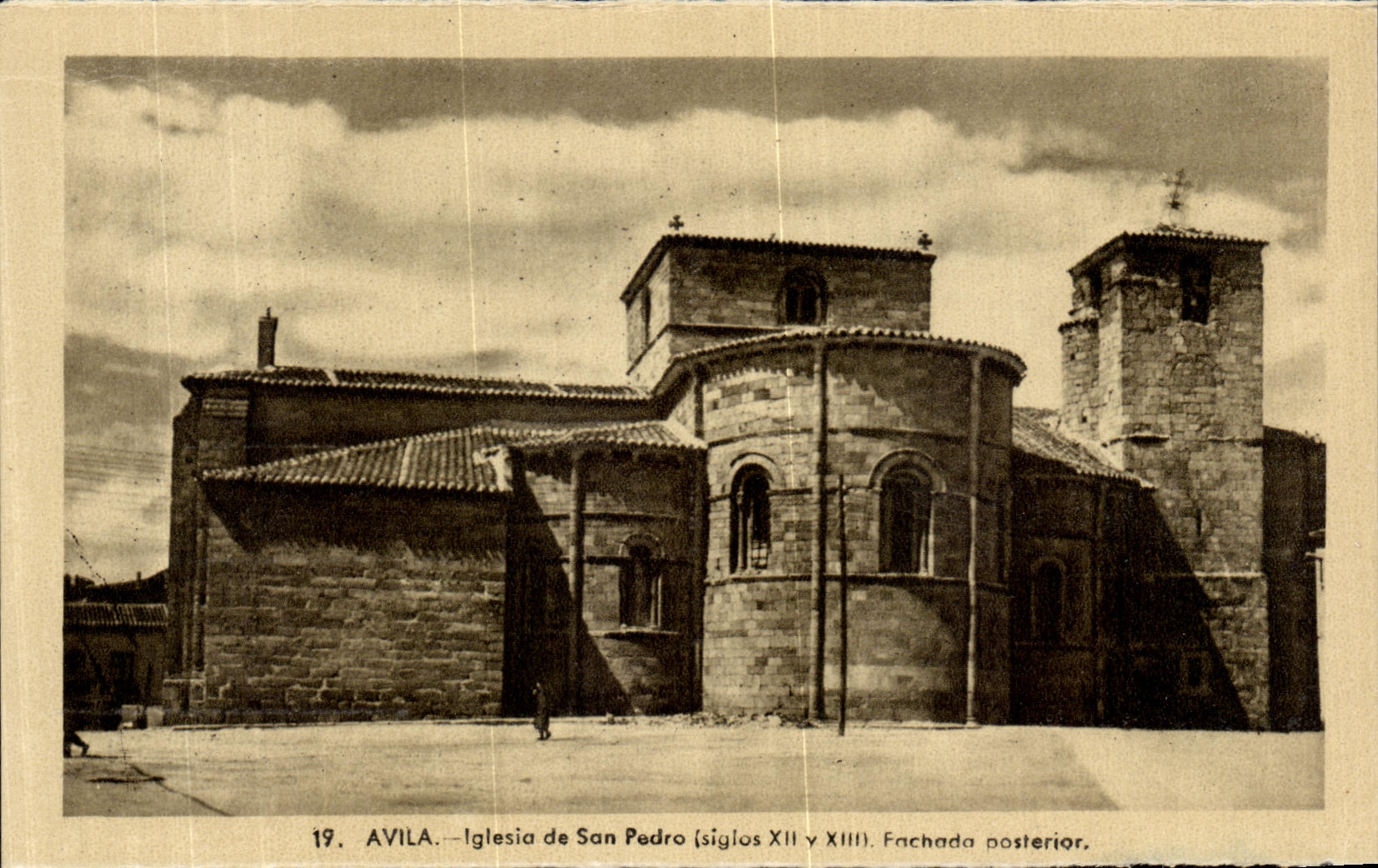 CPA Avila lgesia de San Pedro Fachada Posterior