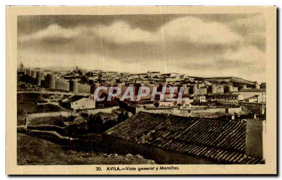 CPA Avila Vista general Y Murallas