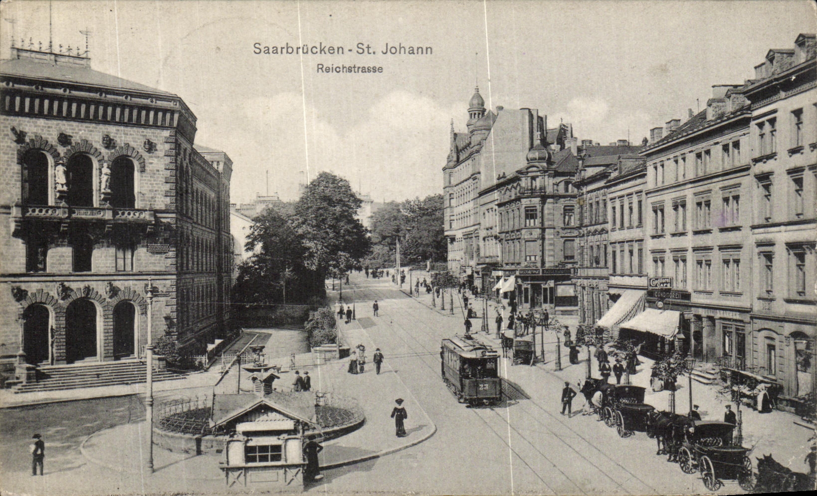 CPA Saarbucken St Johann Reichstrasse