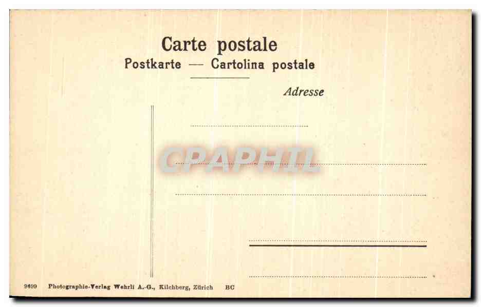 CPA Sports d hiver ski  — Rückseite