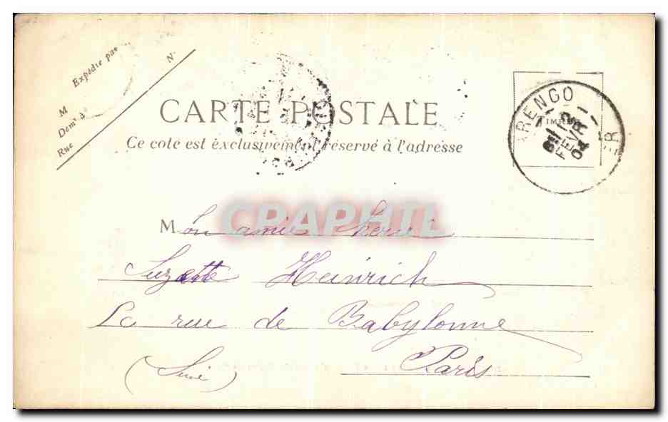 CPA Tipaza Para des antique de la Propriete Tremaux Algerie  — Rückseite