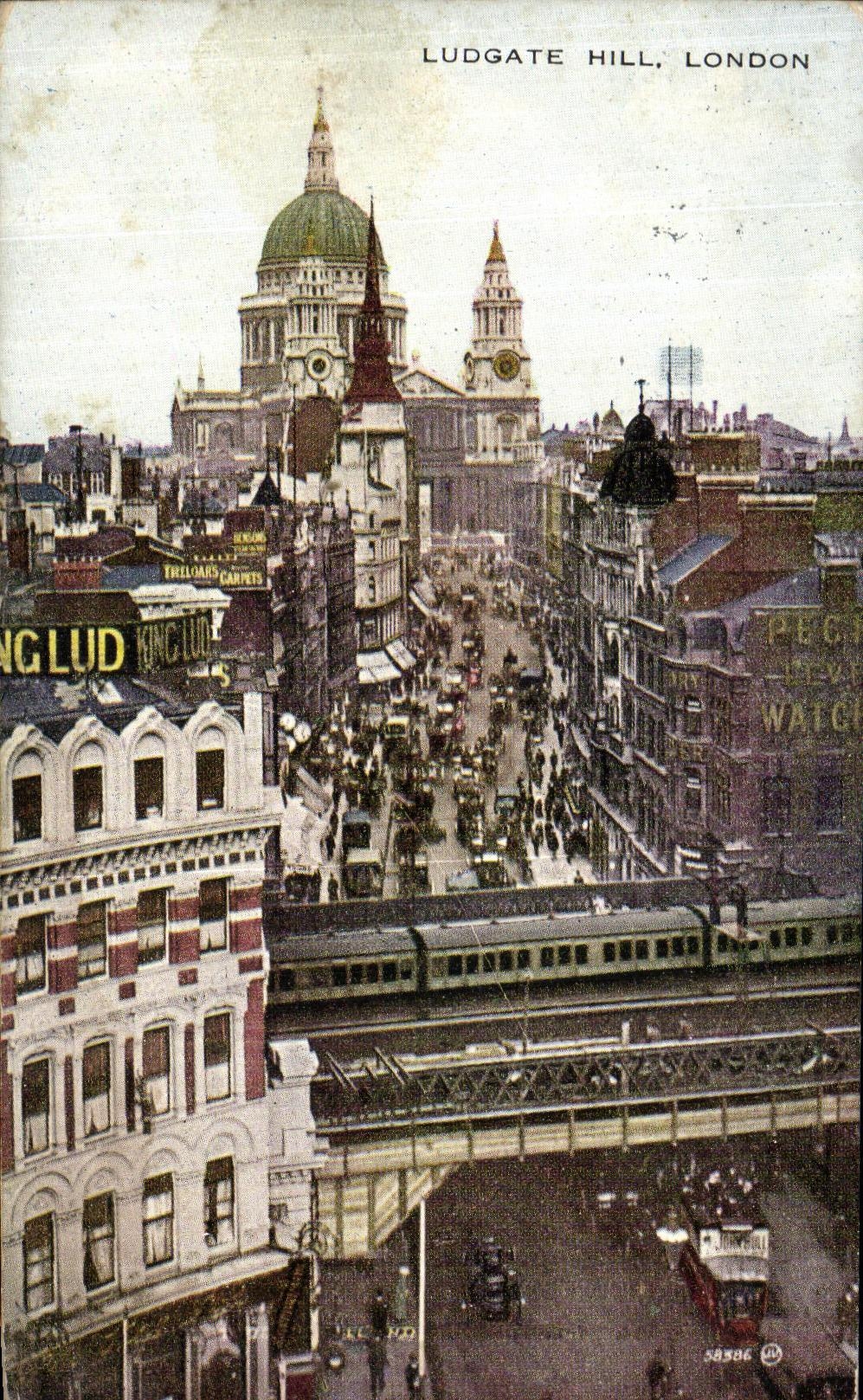 CPA Ludgate Hill London Metro