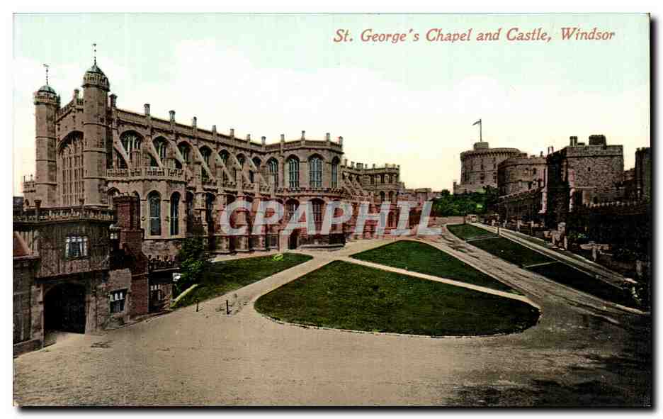 CPA St George s Chapel and Castle Windsor