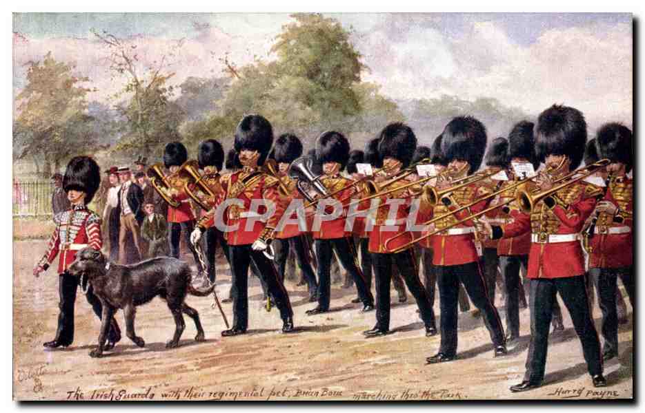 CPA Militaria in london Militaria Uniformes Chien 