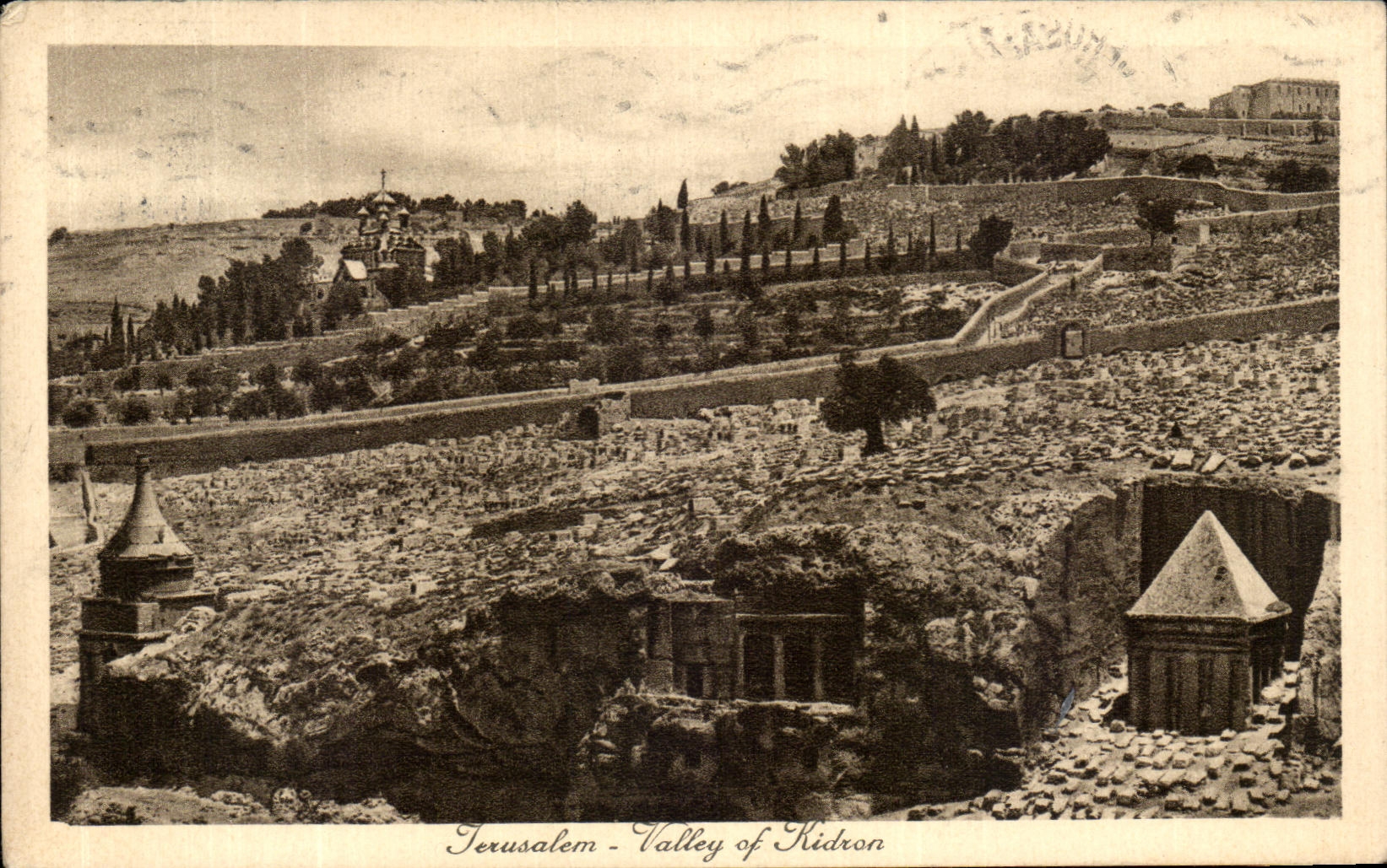 Jérusalem - Vallée de Kidron — éditeur Leinert, n° 634
