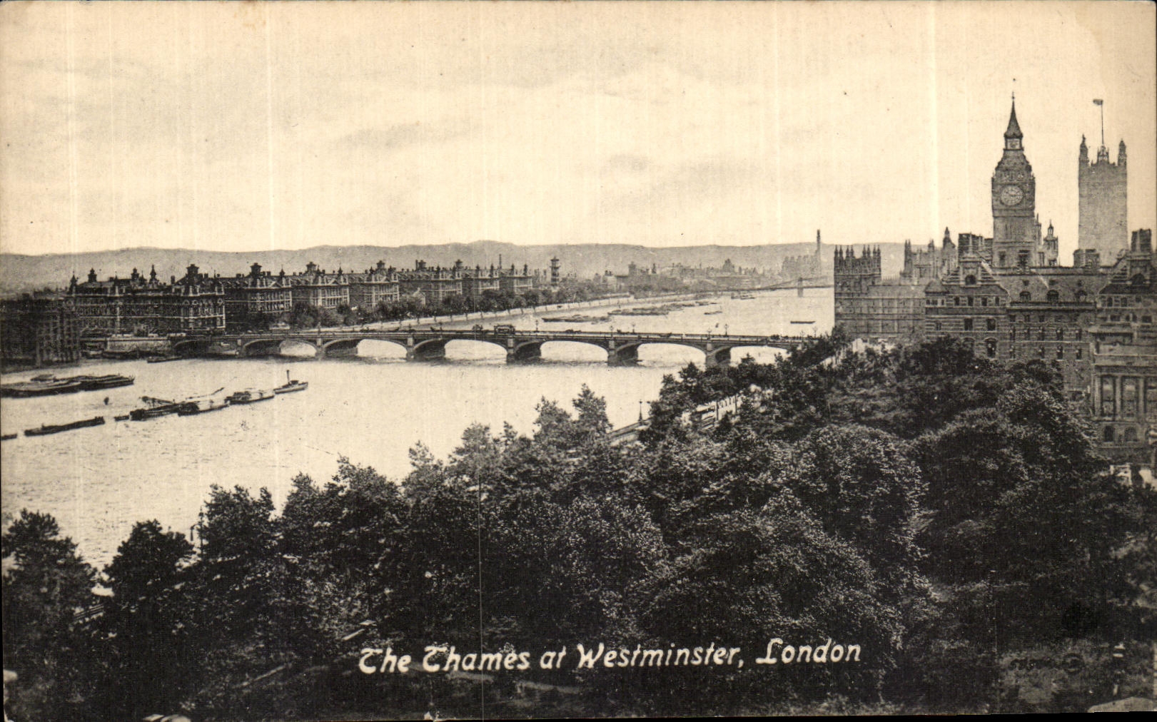 CPA The Thames at Westminster London