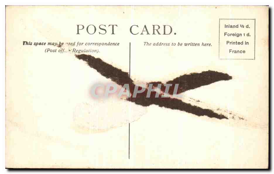 CPA Guernsey St Peter Port Coal Quay Saint pierre Port Bateau — Rückseite