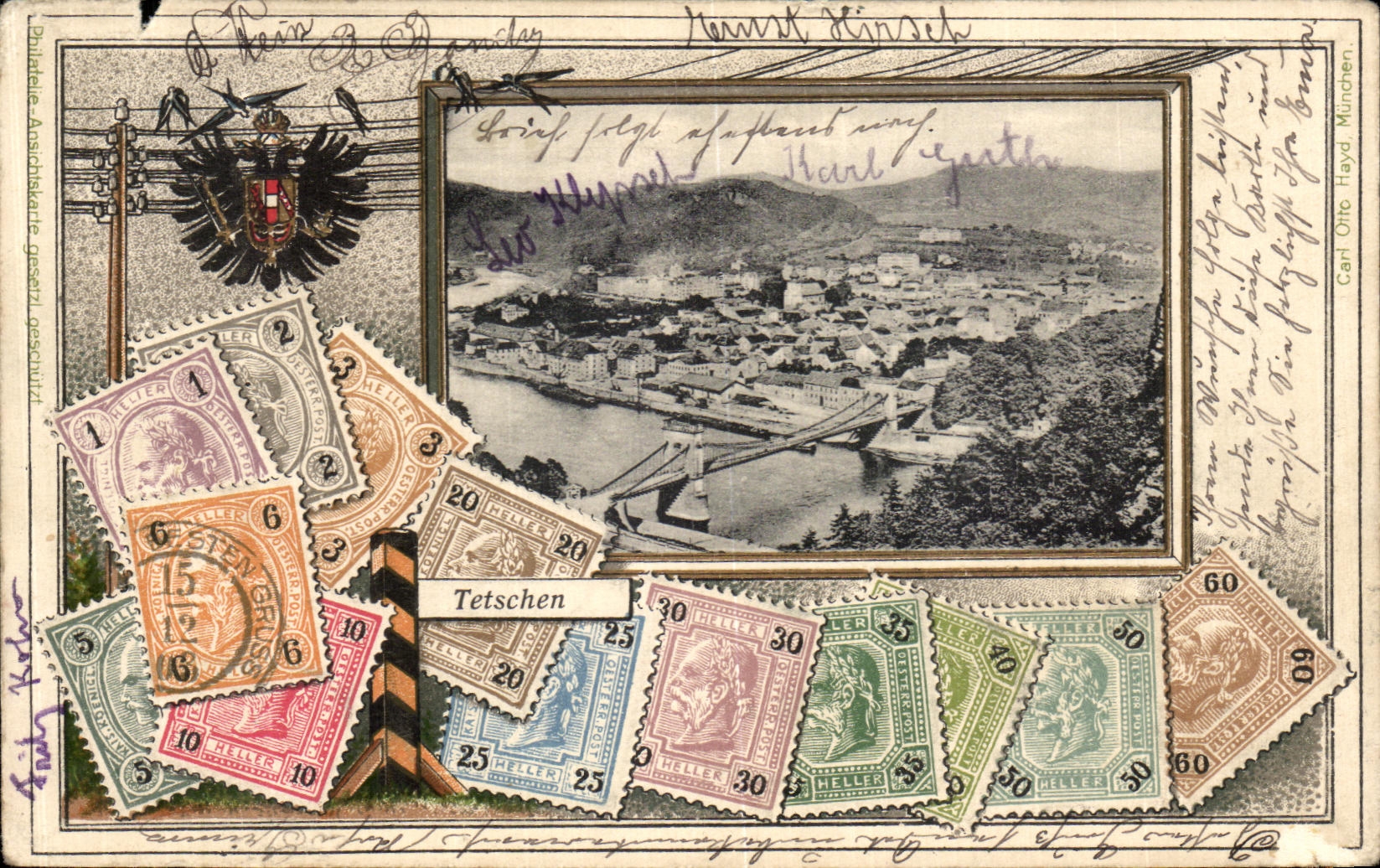 CPA Timbres Autriche 