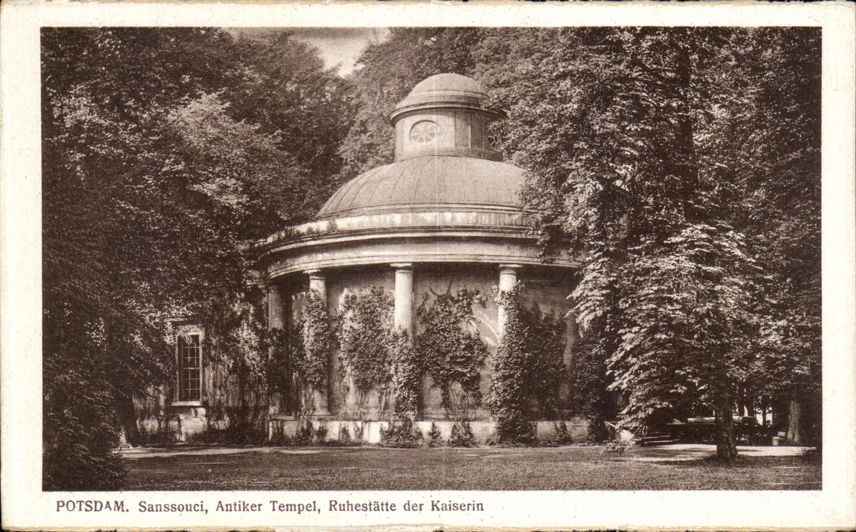 CPA Potsdam Sanssouci Antiker Tempet