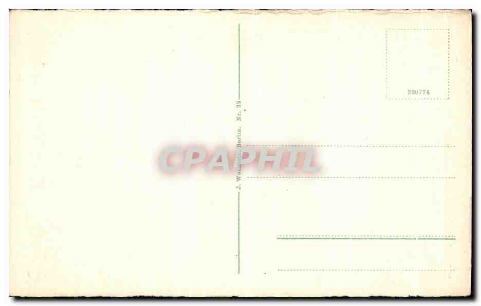 CPA Potsdam Sanssouci Antiker Tempet — Rückseite