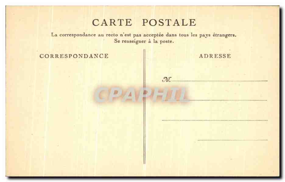 CPA Bliescastel Fontaine Napoleon  — Rückseite