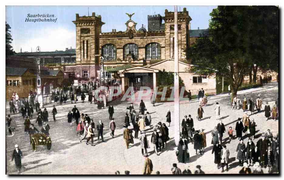 CPA Saarbrucken Hauptbahnhof 