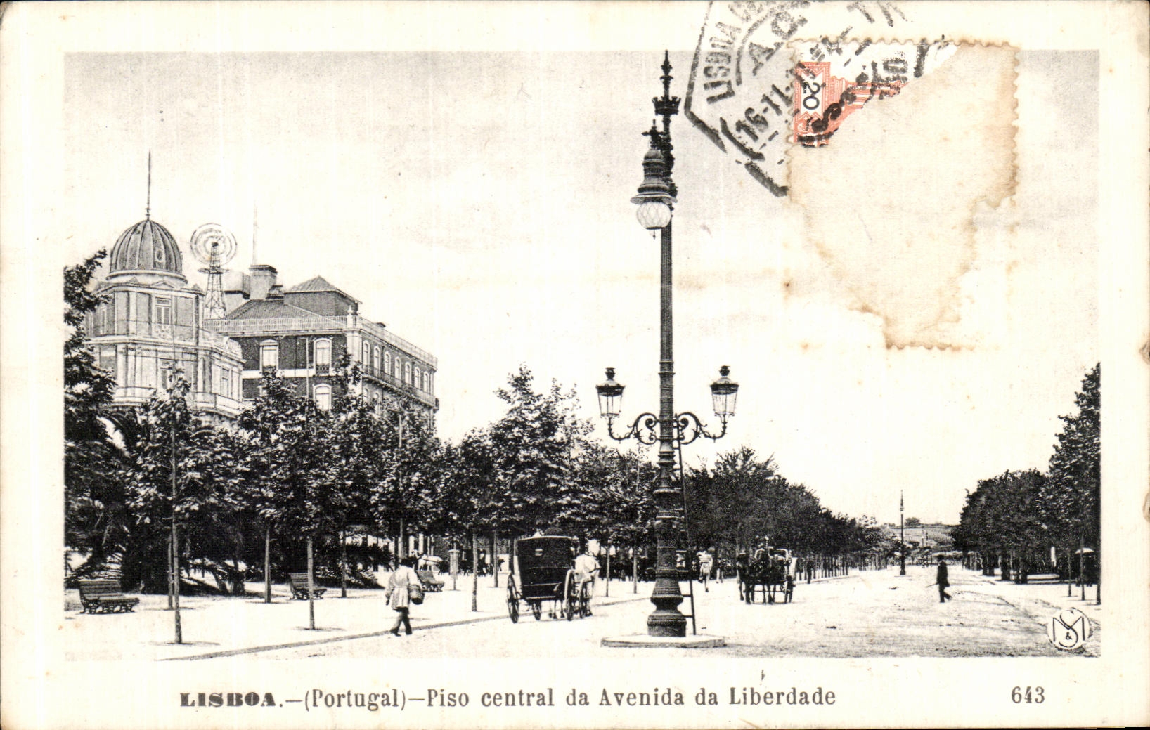 CPA Lisboa Piso Central de Avenida da Liberdade