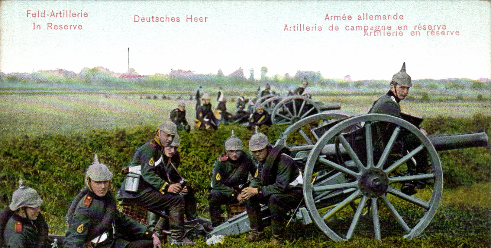 Artillerie allemande en réserve — Deutsches Heer — édition CPAPHIL