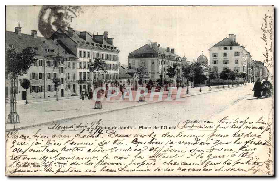 CPA Chaux de Fonds Place de l Ouest
