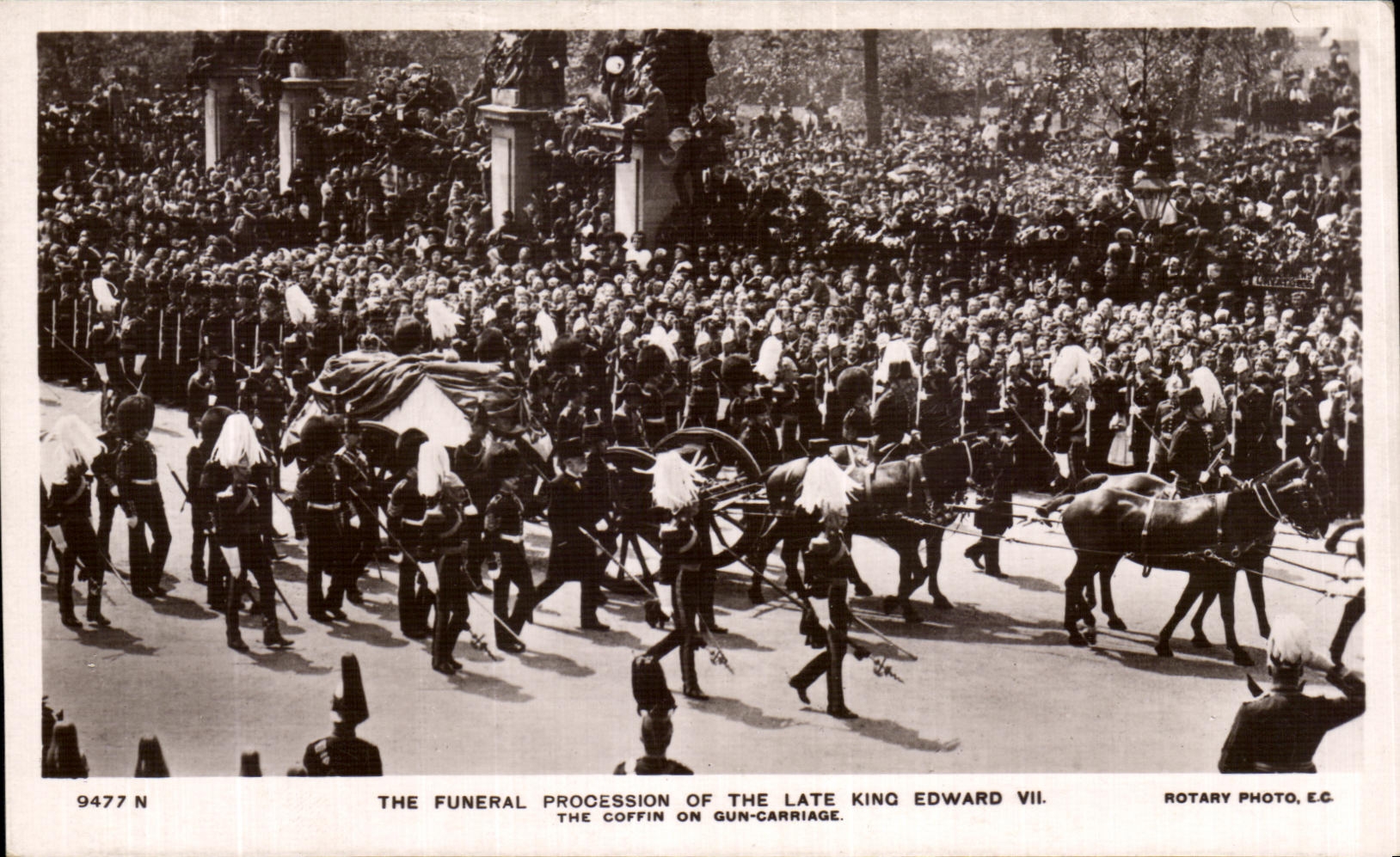 CPA The Funeral Procession of the Late Kind Edward VII London 